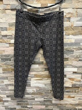 bcg Black and Cream Polka Dot Leggings